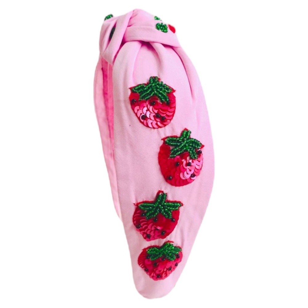 Sequin Strawberry Headband